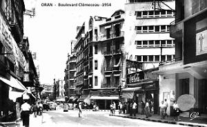 Oran - Boulevard Clemenceau - 1954